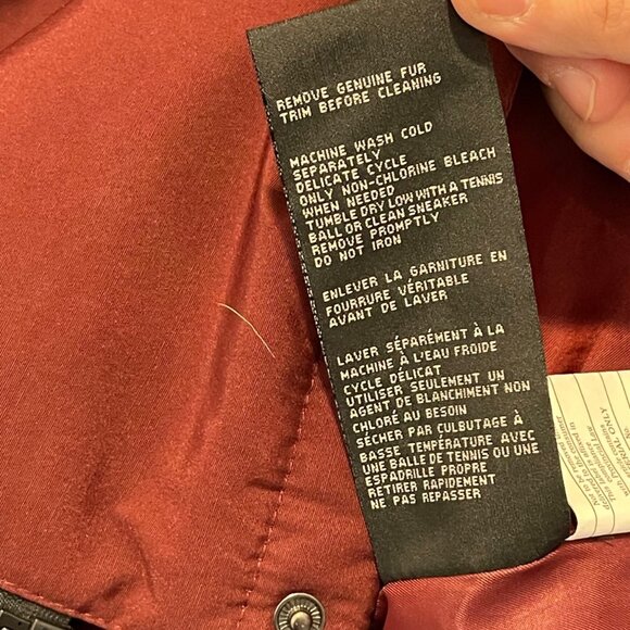 NWOT 1 Madison Expedition Heritage Collection Parka Coat Faux Fur Hood Sz M Down - Picture 5 of 8